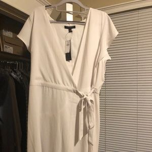 Banana Republic Wrap Dress in White